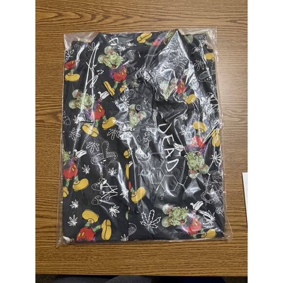Halfway Dead Mickey Kush Button Up - Picture 1 of 2